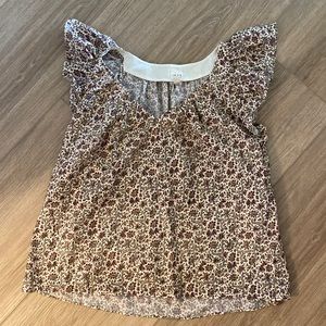 Rebecca Taylor floral top, XS